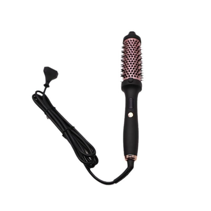 Black Rose Gold Round Hot Air Styling Brush | Be Your Life Designer Volumizing Curl Hair Brush | Professional Corded Ionic Blowout Brush with Gift Box & User Manual