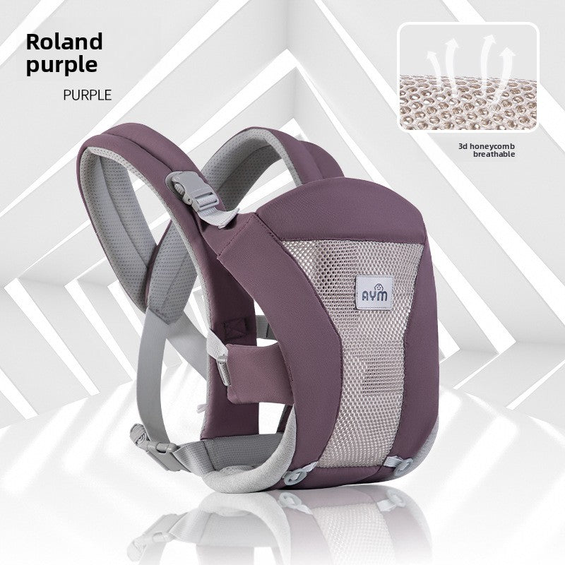 AYM Star Curtain Dark Black Baby Carrier | 3D Honeycomb Breathable Ergonomic Infant Carrier with Buckle Straps