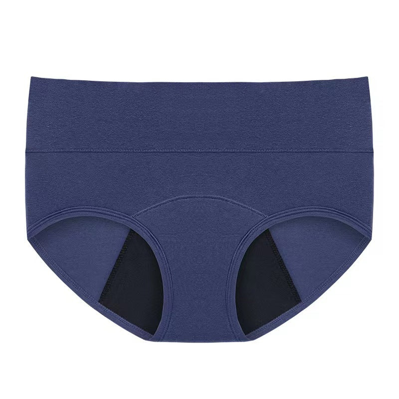 Women's High Waist Period Underwear | Leak-Proof Menstrual Briefs | 4 Colors | Cotton Comfort