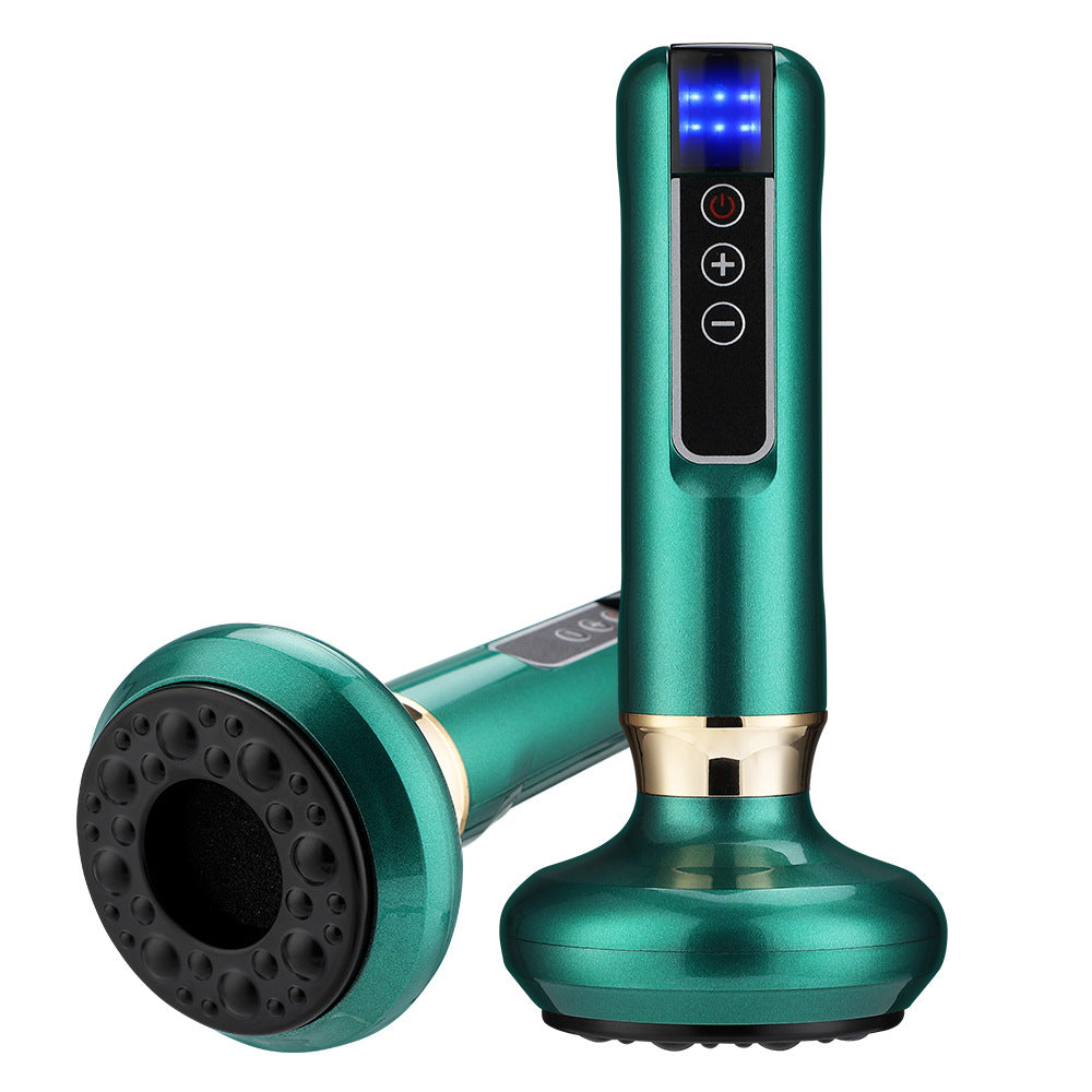 Electric Cupping Massage Device | Smart Vacuum Suction Body Massager | Adjustable LED Anti-Cellulite Cupping Therapy Tool