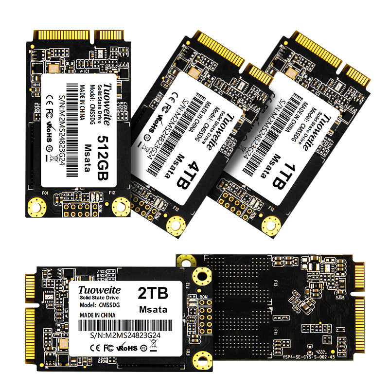 Tuoweite 1TB mSATA SSD | CMSSDG Internal Solid State Drive | Mini SATA Laptop Desktop Upgrade | CE FCC RoHS Certified