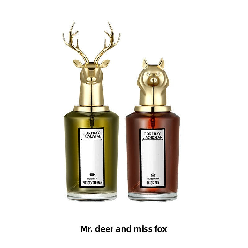 Jiaobolan The Tragedy of Elk Gentleman EDP 75ml | Profumo da Uomo Fougere Orientale | Fragranza Ambrata Brandy Fava Tonka
