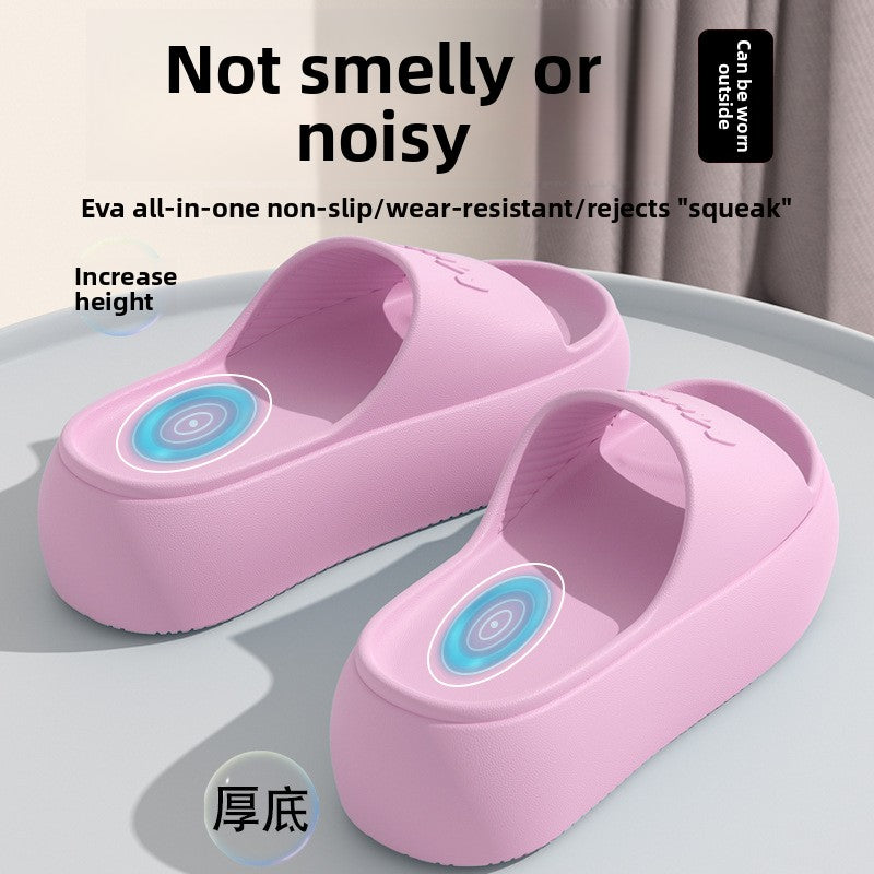 Thick Sole Cloud Slippers | 9CM EVA Anti-Slip Cartoon Platform Slides | Indoor Outdoor Unisex