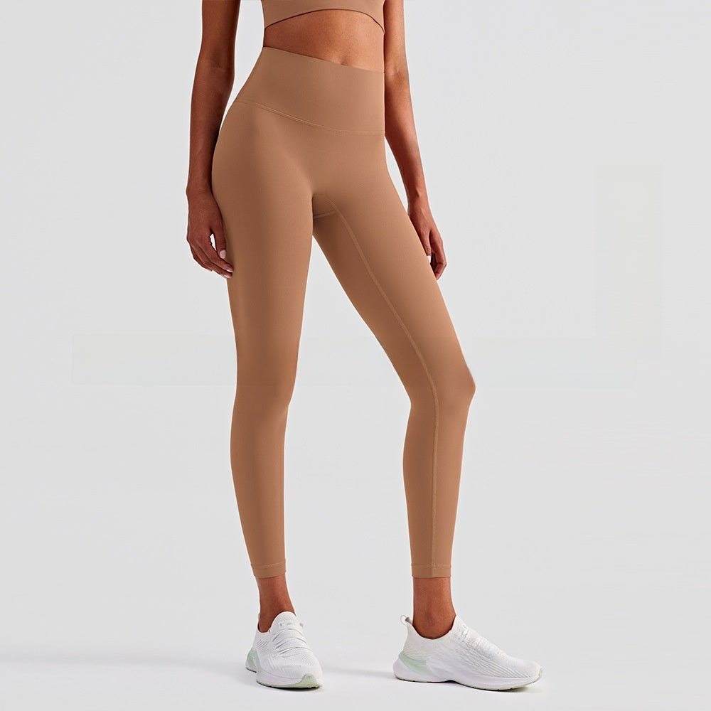 High Waist Yoga Leggings | Buttery Soft Squat Proof Athletic Tights | Women's Gym Workout Pants ? Chocolate Brown