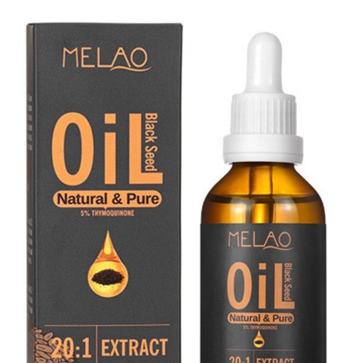 Melao Black Seed Oil ? Natural & Pure 20:1 Extract with 5% Thymoquinone | 60ml Hair, Skin & Wellness Oil