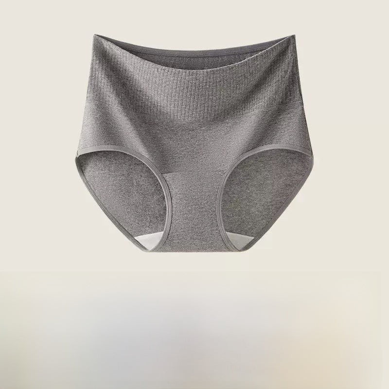 Slip a vita alta in cotone a costine | Intimo contenitivo da donna | Morbide mutandine a vita alta per tutti i giorni
