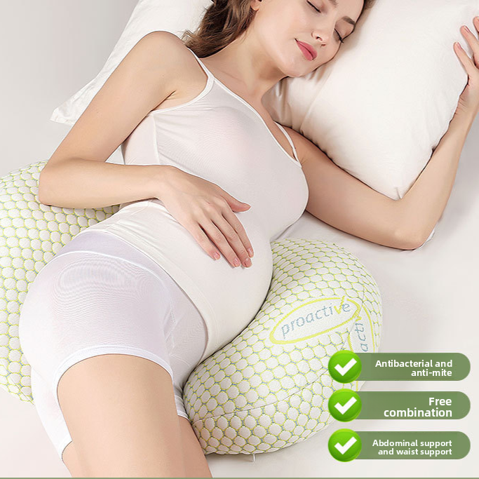 Pregnancy Belly & Waist Support Pillow Set | Deep Sleep Maternity Cushion | Abdominal Support Does Not Collapse | Side Sleeper Bump Pillow All Trimesters