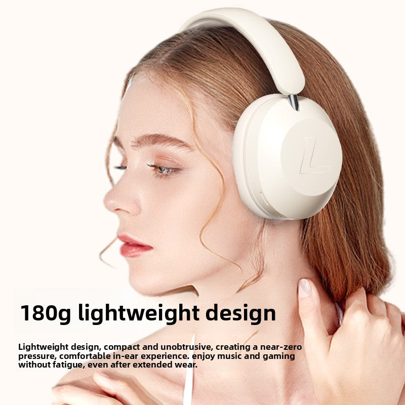 Wireless Bluetooth Over-Ear Headphones 6D Immersive Stereo Sound Foldable On-Ear Headset with Wired Mode USB Charging Cable Mic for Music Gaming Travel School - SY-T4
