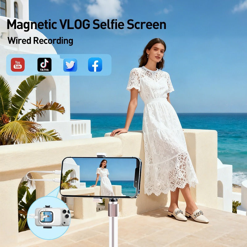 Mini Portable Clip-On Camera with Remote Shutter | Rechargeable Compact Camera | Wireless Remote & Lightning Adapter Included