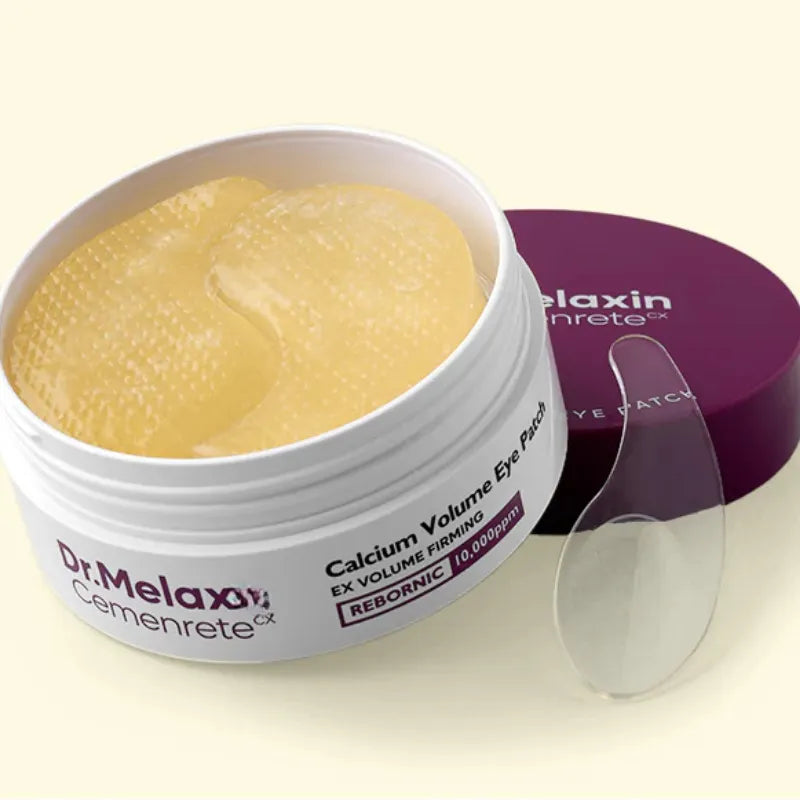 Dr.Melaxin Cemenrete CX Calcium Volume Eye Patch | Rebornic 10,000ppm EX Volume Firming Under Eye Patches for Dark Circles Puffiness & Fine Lines