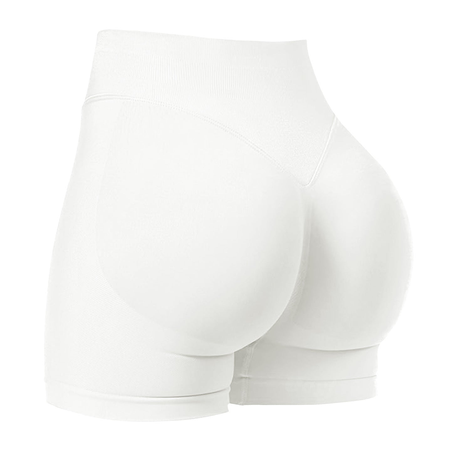 Pink Seamless Scrunch Booty Shorts | High Waist Butt Lifting Gym Shorts | Women's Workout Training Shorts