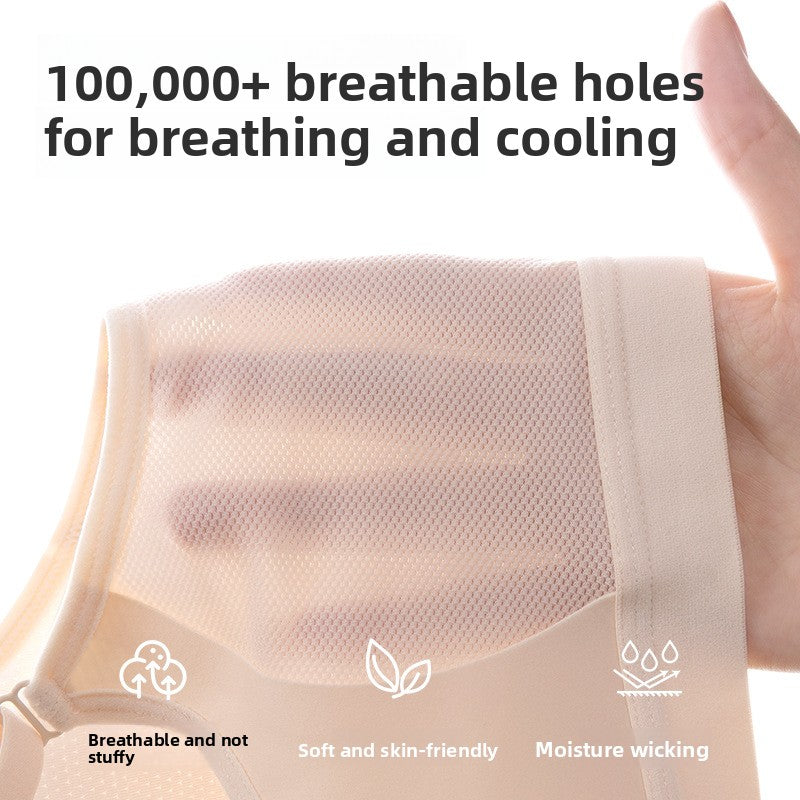 Breathable Mesh Sports Bra Women | Adjustable Non Slip Strap Workout Bra | Lightweight Refreshing Gym Bra Green Single Pack
