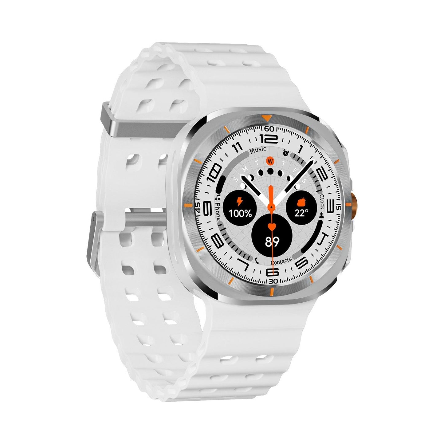 Sport Smart Watch | Heart Rate, Health Monitor & Fitness Tracker ? Blue Silicone Band, Tactical Design