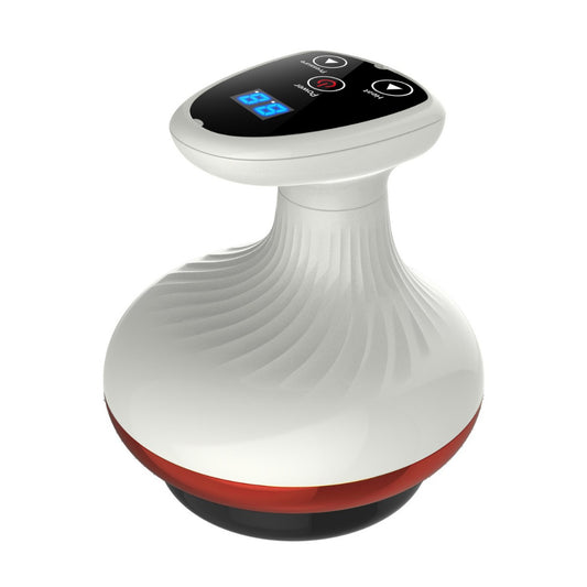 Dispositivo per Coppettazione Elettrica e Massaggio Gua Sha | Massaggiatore Corpo con Terapia Termica a Luce Rossa, Aspirazione a 6 Livelli ed EMS