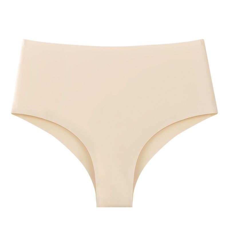 Seamless High Waist Thong for Women Smooth No Show Cheeky Panties Neutral Earth Tones Everyday Underwear