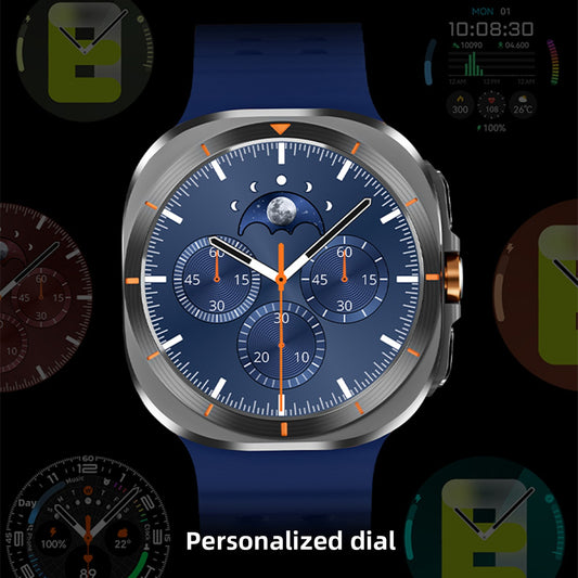 Sport Smart Watch | Heart Rate, Health Monitor & Fitness Tracker ? Blue Silicone Band, Tactical Design