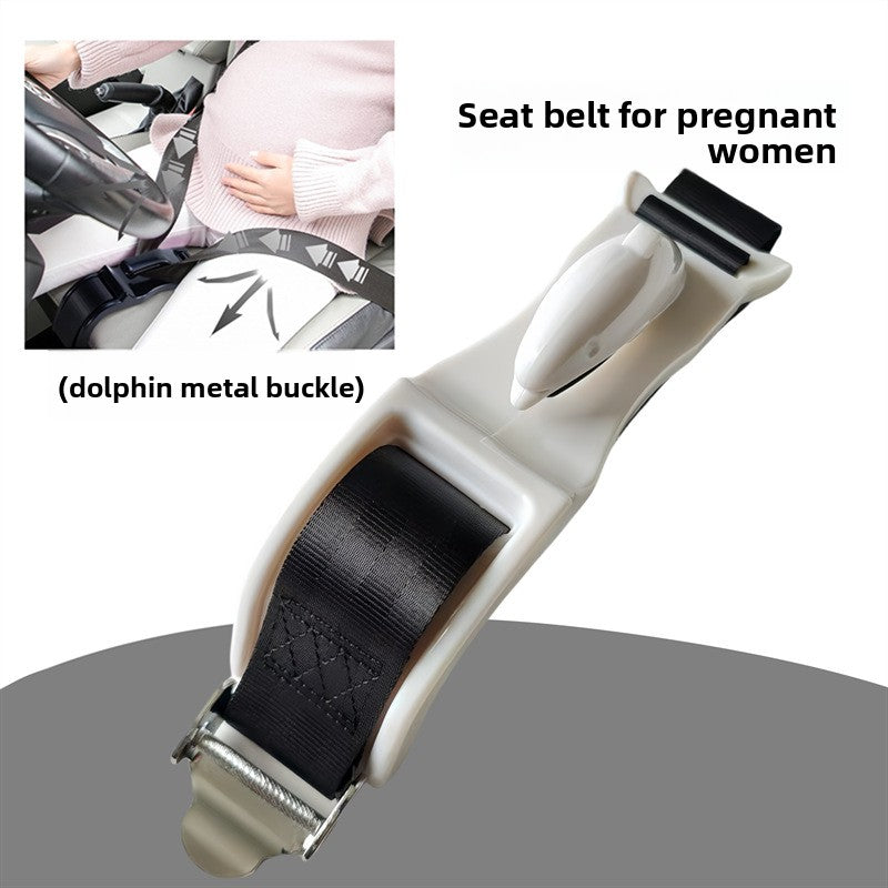Pregnancy Seat Belt Adjuster | Maternity Car Seatbelt Safety Strap Positioner | Bump & Baby Belly Protector for Pregnant Women | Universal Car Fit