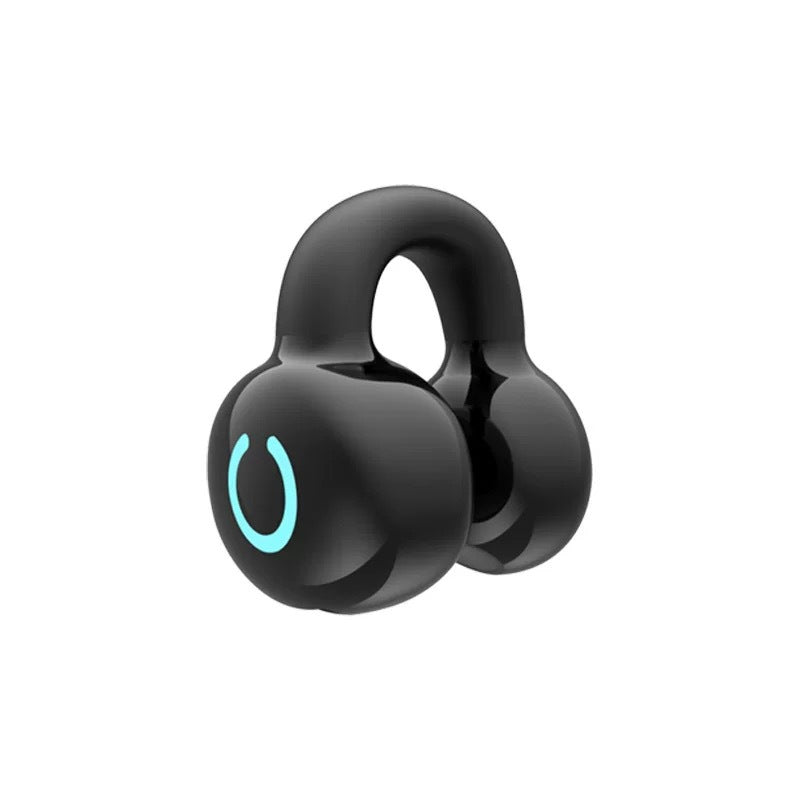 SSQVP Extreme Open Ear Clip Wireless Earbuds 4th Generation 360� Panoramic Sound Digital Sound Enhancement Technology Bluetooth LED Indicator White Black for Sport Running Work iPhone Android