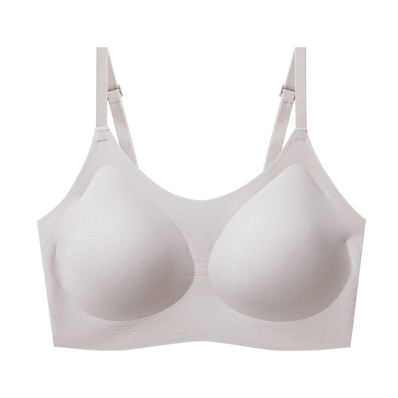 Seamless Invisible Bralette Women | Ultra Thin Strap Wireless Smooth Bra | No Wire Nude Skin Tone Comfort Bra