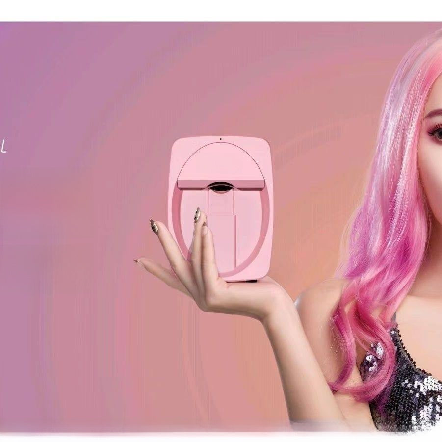 Smart Nail Art Printer Machine | App-Controlled Automatic Nail Design Printer | DIY Digital Nail Polish Printing System for Home & Salon