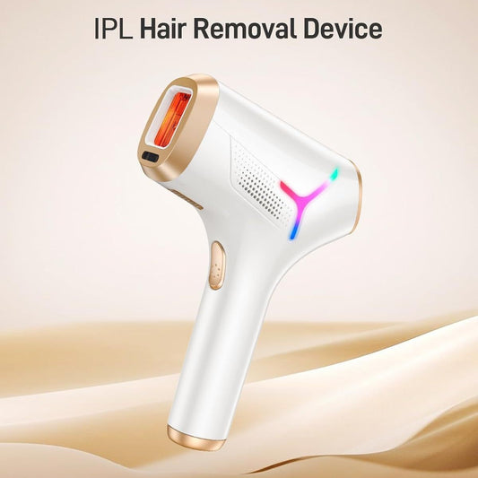 IPL Hair Removal Device IGBT 4.0 Technology | 180 Flashes Per Minute | 9 Intensity Levels | RGB Light | Permanent Painless Laser Hair Remover | Includes Goggles & Razor