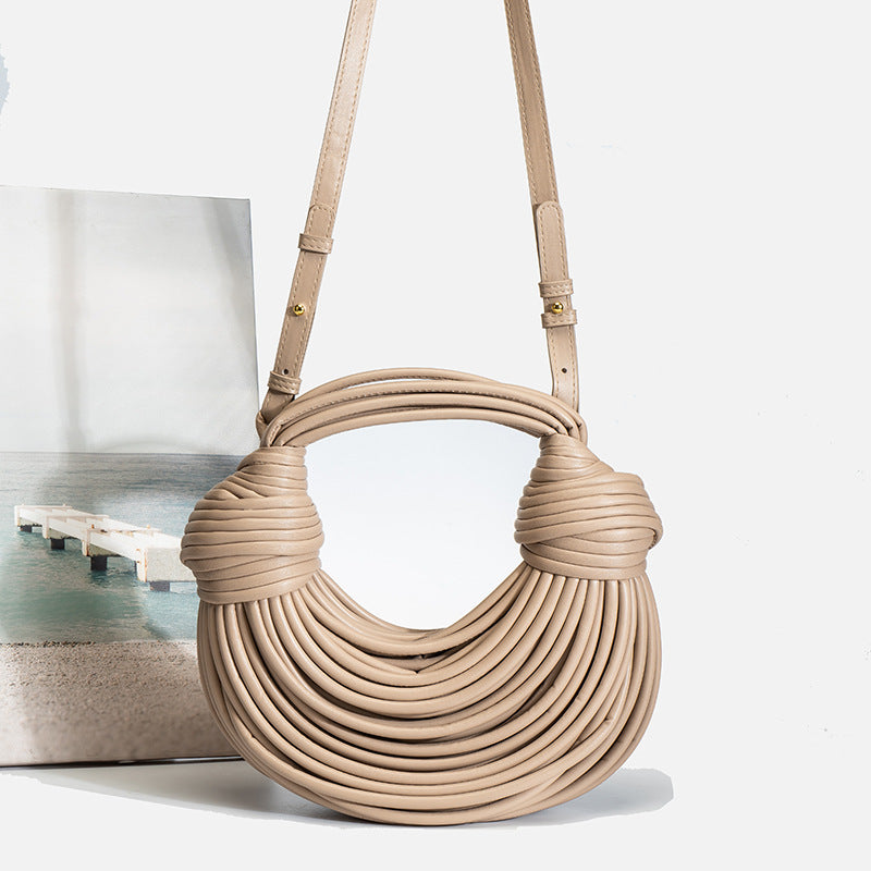 Gold Wire Sculptural Bag - Statement Metal Art Clutch | Women's Avant-Garde Evening Handbag | Unique Fashion Art Piece