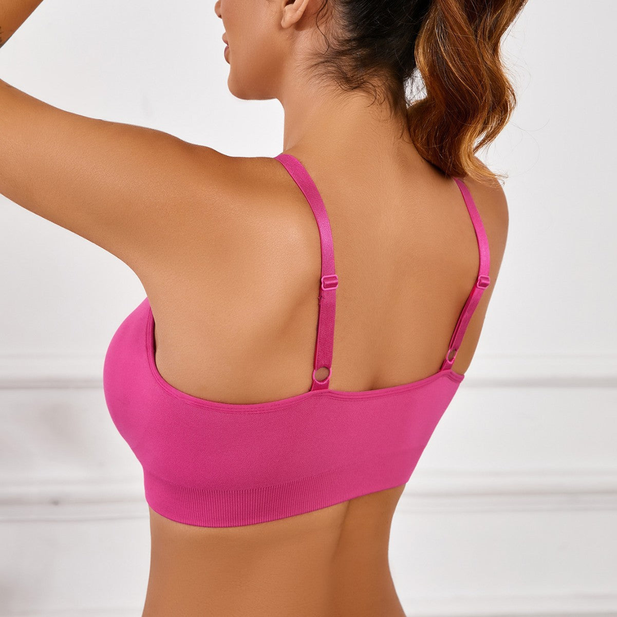 Wireless Seamless Bra for Women | Comfortable Ruched Front Bralette | Plus Size Friendly | Available in Multiple Colors