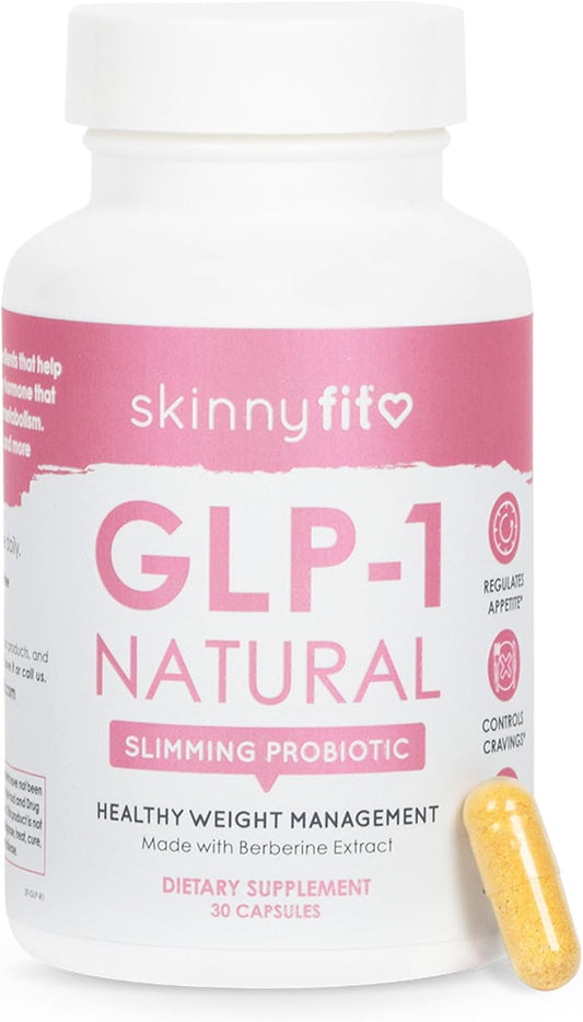 Natural Slimming Probiotic Set of 2 | Berberine Extract | Appetite & Craving Control | Healthy Weight Management | 30 Capsules Each