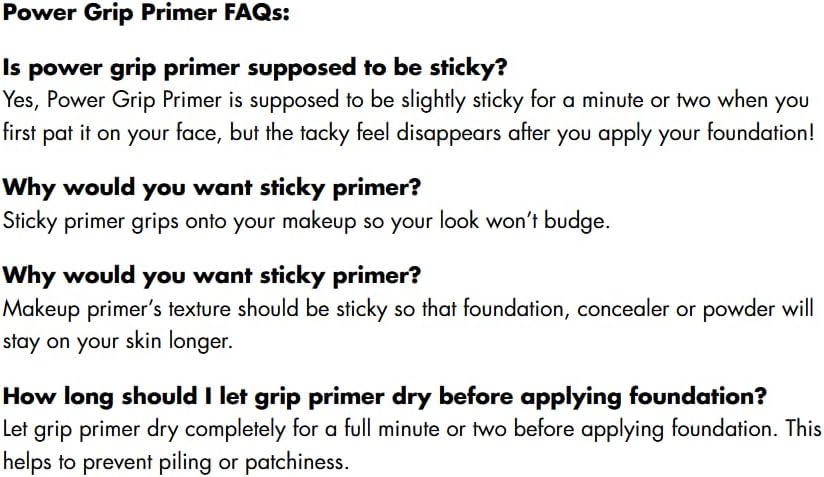 e.l.f. Power Grip Primer Set of 6 | Hydrating Makeup Primer for Long Lasting Foundation Grip & Smooth Skin