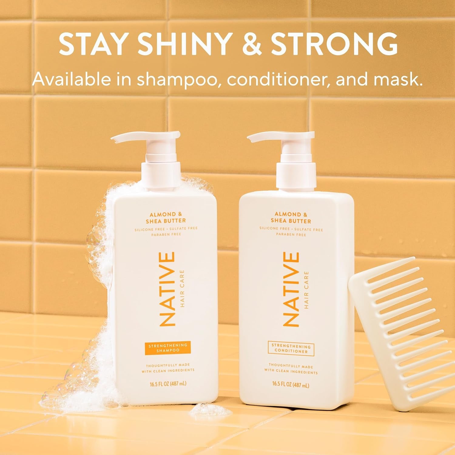 Native Moisturizing Shampoo and Conditioner Set | Ocean and Timber | Sulfate Free | Silicone Free | Paraben Free
