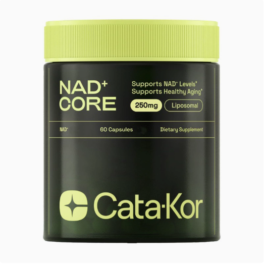 Cata-Kor NAD+ Core 250 mg Liposomenkapseln | 60 Stück | Unterstützt den NAD+-Spiegel und gesundes Altern | Nahrungsergänzungsmittel