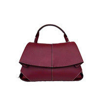 Pol�ne Num�ro Bag White | Structured Top Handle Flap Crossbody Handbag with Gold Hardware