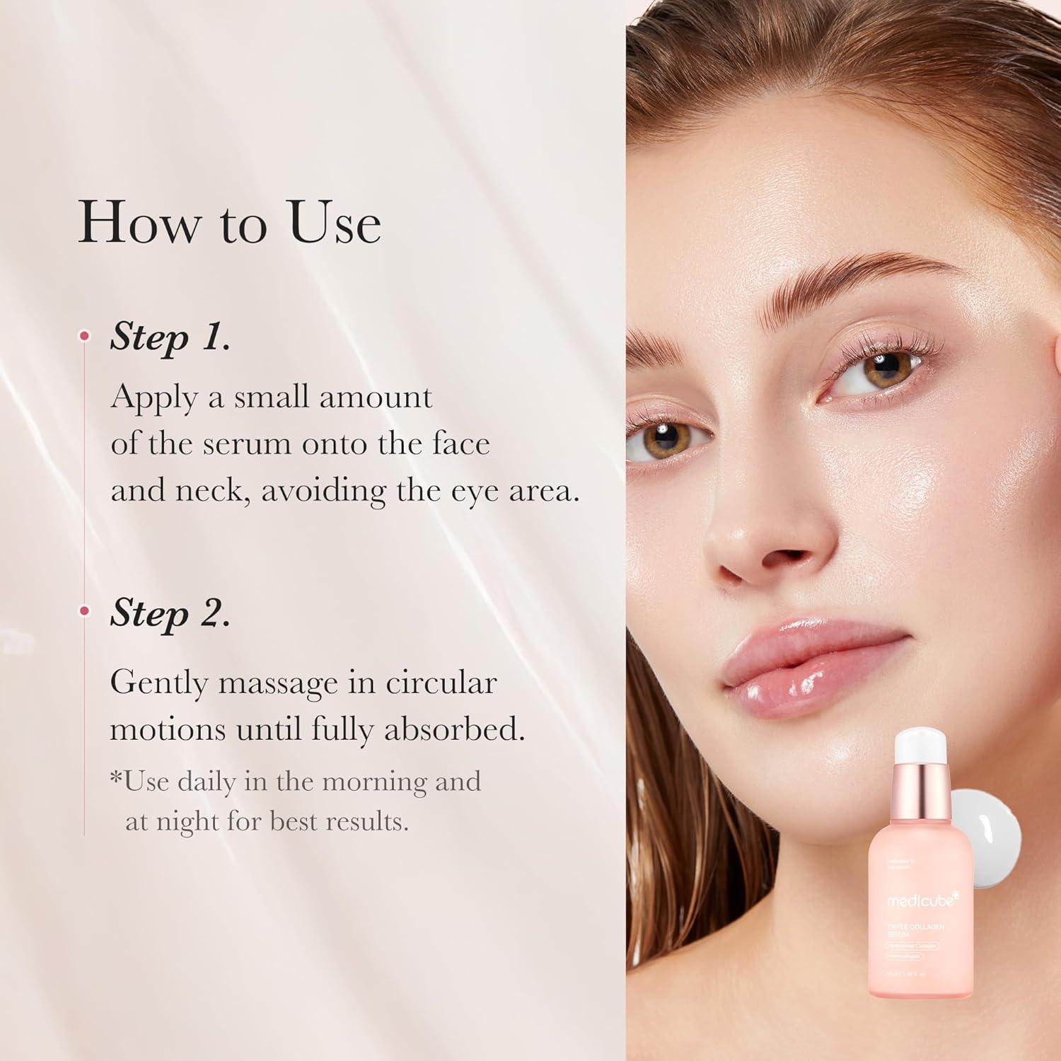 Medicube Triple Collagen Serum Buy One Get One Free | Hydrolyzed Collagen Anti-Aging Korean Face Serum