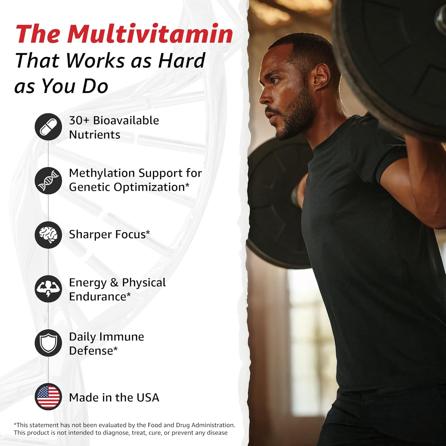 مجموعة 10X Health Optimize Multivitamin من قطعتين | 2 × 90 كبسولة مكمل غذائي يومي للرجال والنساء