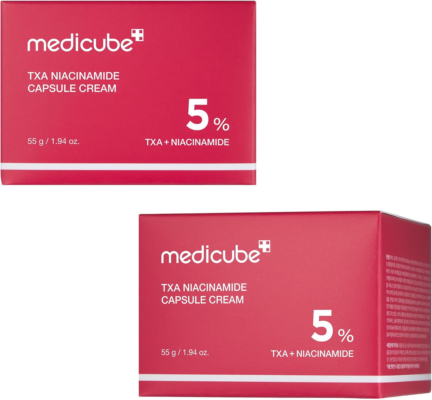 Medicube TXA Niacinamide 5% Capsule Cream Set of 2 | TXA + Niacinamide Brightening Moisturizer | 55g x2 | Free Worldwide Shipping