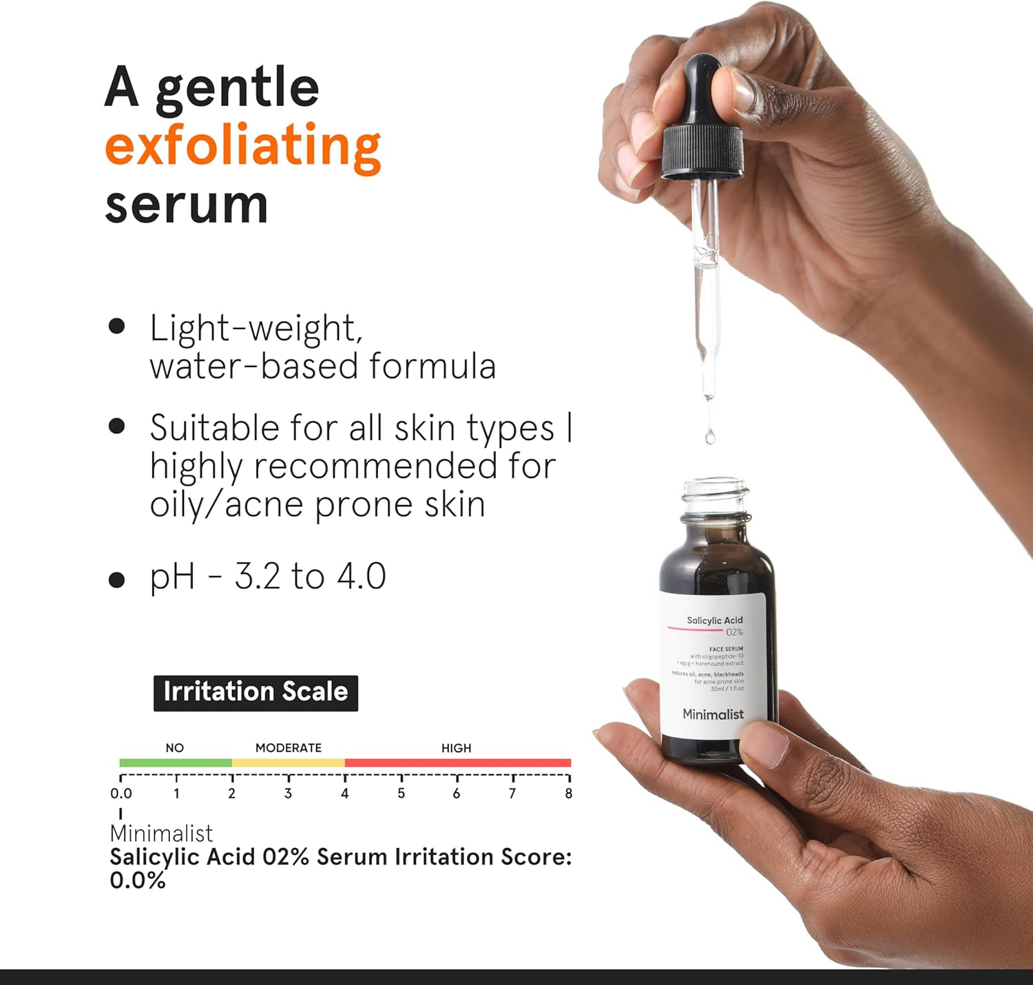 Minimalist Salicylic Acid 2% Face Serum 30ml | Set of 3