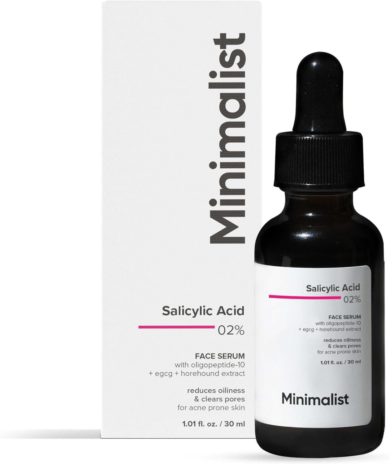 Minimalist Salicylic Acid 2% Face Serum 30ml | Set of 3