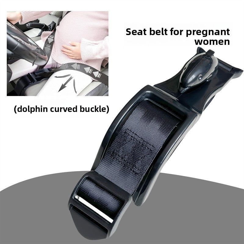 Pregnancy Seat Belt Adjuster | Maternity Car Seatbelt Safety Strap Positioner | Bump & Baby Belly Protector for Pregnant Women | Universal Car Fit