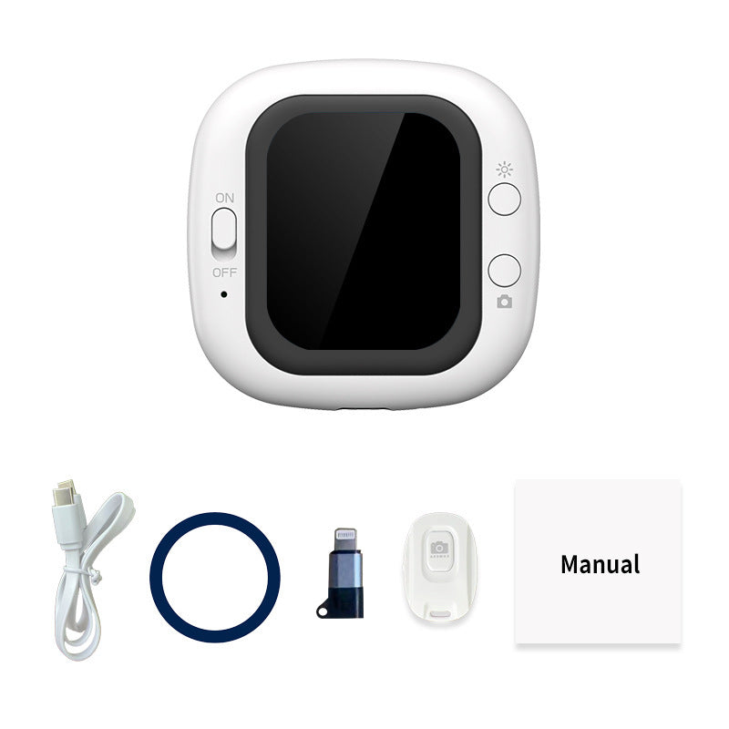 Mini Portable Clip-On Camera with Remote Shutter | Rechargeable Compact Camera | Wireless Remote & Lightning Adapter Included
