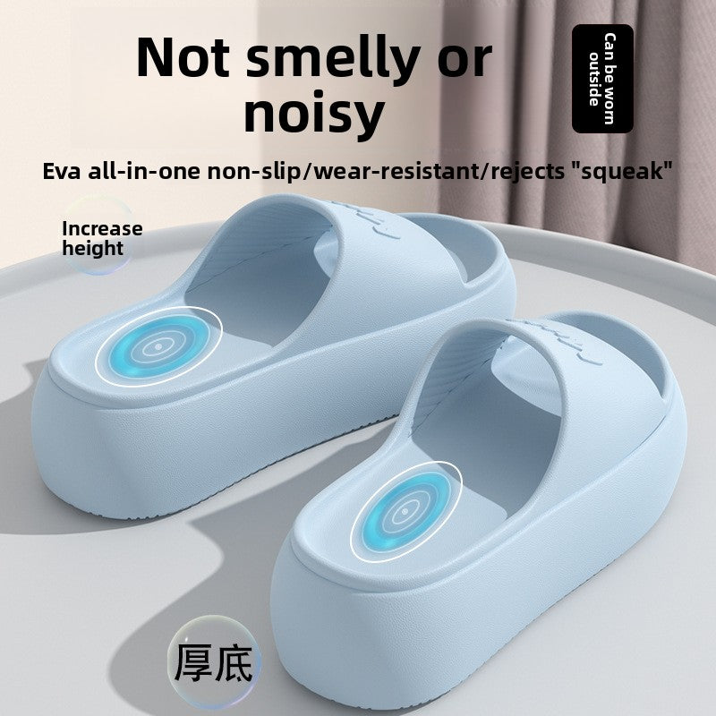 Thick Sole Cloud Slippers | 9CM EVA Anti-Slip Cartoon Platform Slides | Indoor Outdoor Unisex