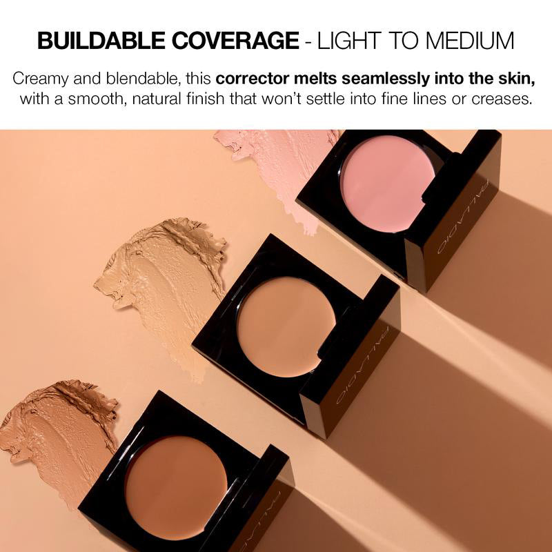 BARUBT Cream Blush Compact with Mirror | Buildable Peach Pink Cheek Color | Long-Lasting Natural Flush Blush for All Skin Types