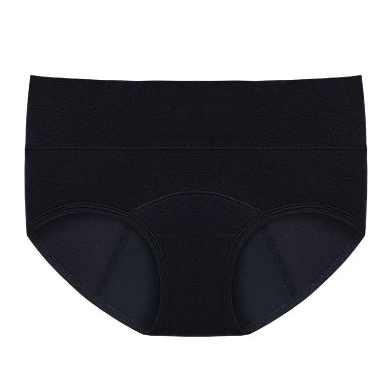 Women's High Waist Period Underwear | Leak-Proof Menstrual Briefs | 4 Colors | Cotton Comfort