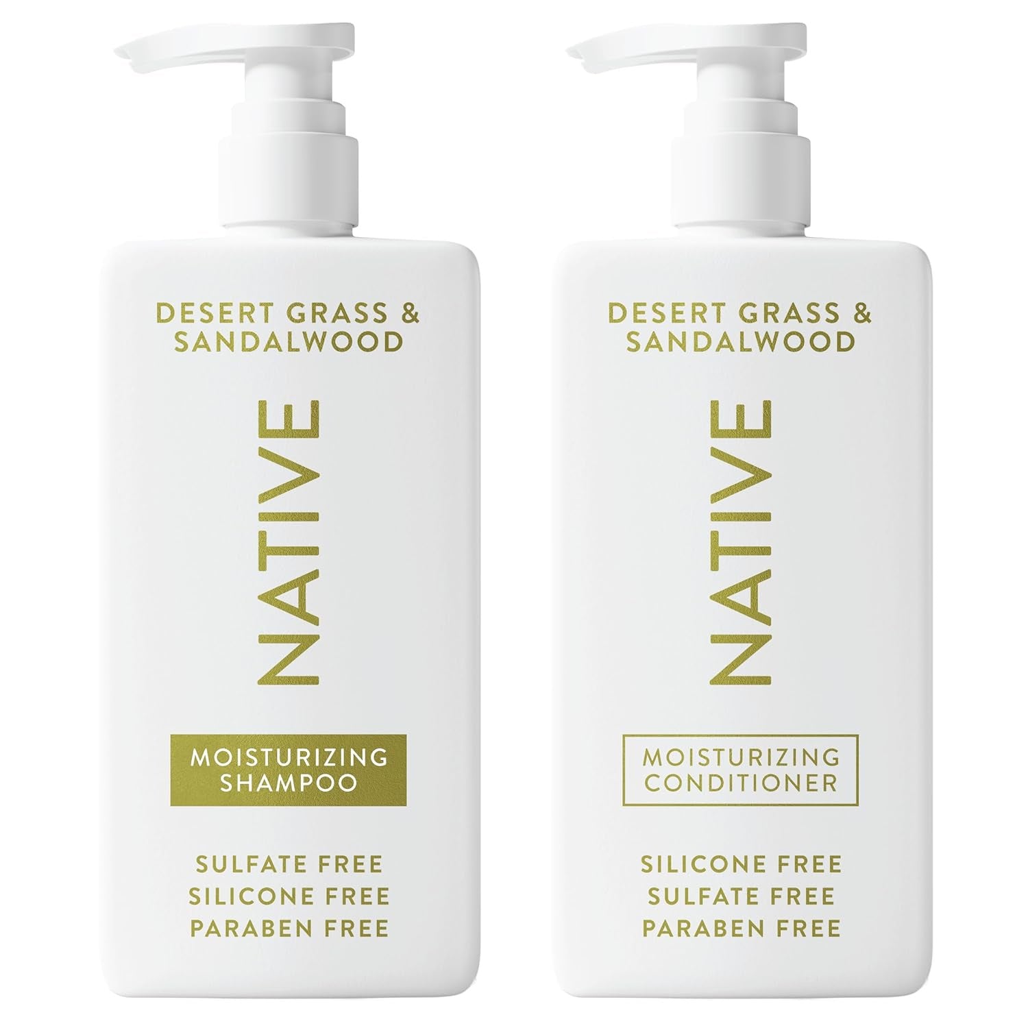 Native Moisturizing Shampoo and Conditioner Set | Ocean and Timber | Sulfate Free | Silicone Free | Paraben Free