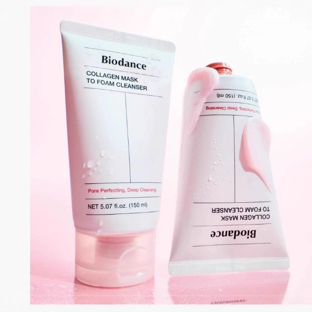 Biodance Collagen Mask to Foam Cleanser | Pore Perfecting Deep Cleansing Korean 2-in-1 Collagen Face Wash 150ml