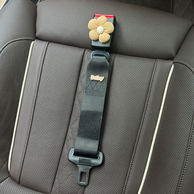 MUA Pregnancy Seat Belt Adjuster with Cute Panda Clip | Maternity Car Seatbelt Shoulder Strap Positioner | Bump Baby Belly Protector | Universal Car Fit