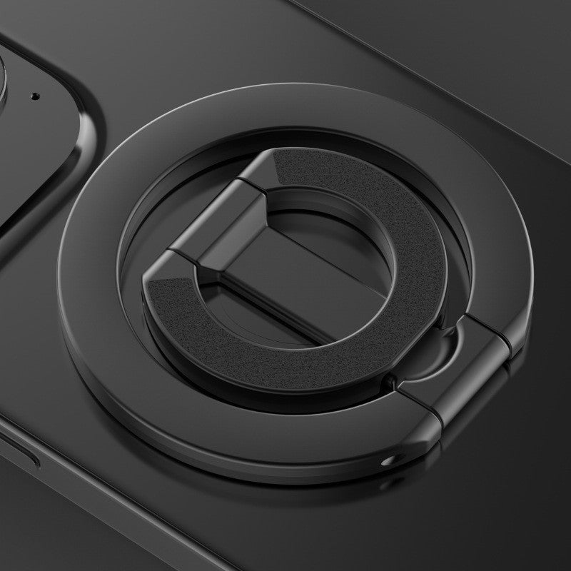 MagSafe Magnetic Ring Holder | Metal Folding Phone Grip Stand, 360� Rotation, iPhone Compatible ? Black