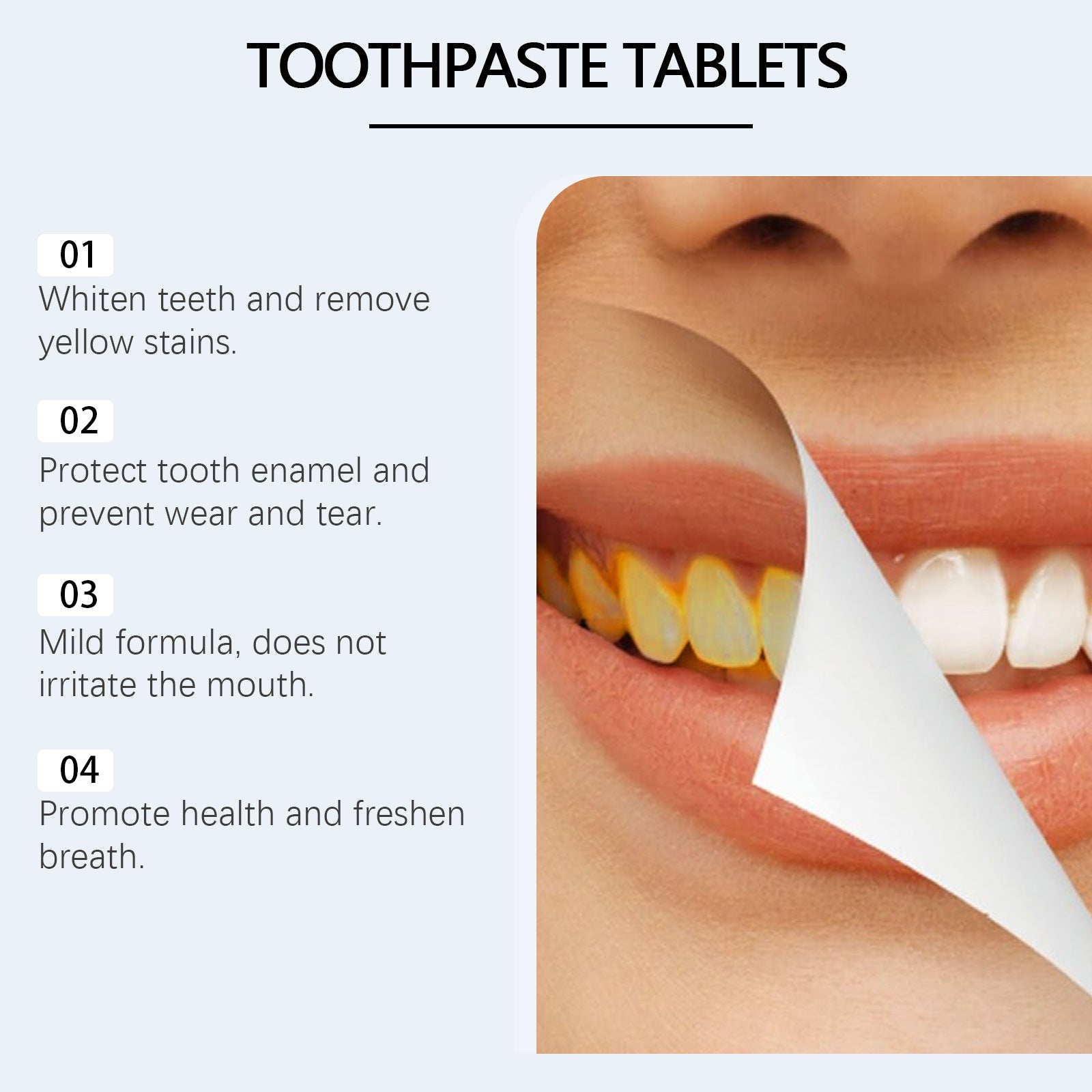 Oralhoe NOBS Toothpaste Tablets 62ct | Eco-Friendly Solid Toothpaste | Plastic-Free Oral Care