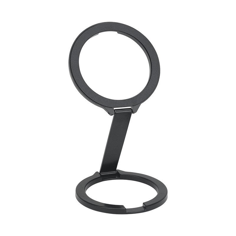 MagSafe Magnetic Ring Holder | Metal Folding Phone Grip Stand, 360� Rotation, iPhone Compatible ? Black