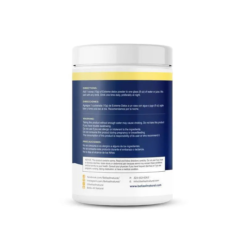 Extreme Detox Complete Intestinal Cleanse – Set of 2 | Extra Strength | Pineapple Flavor | 100% Organic | 14.1 oz Each