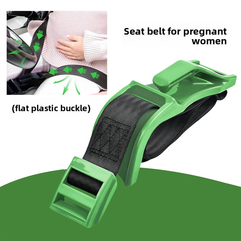 Pregnancy Seat Belt Adjuster | Maternity Car Seatbelt Safety Strap Positioner | Bump & Baby Belly Protector for Pregnant Women | Universal Car Fit